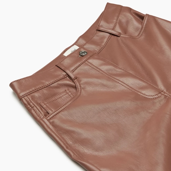 NWT Aritzia Melina Tall Pants Mocha Sorbet Size 4 (31" inseam) - Picture 4 of 8